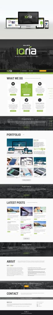 Сайт компании Iqria