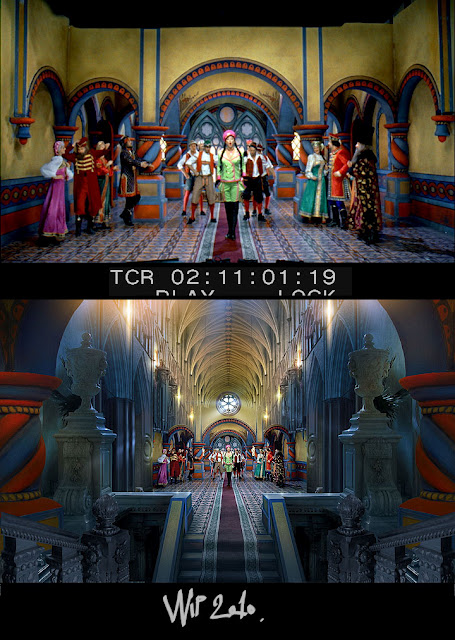 дорисовка декораций