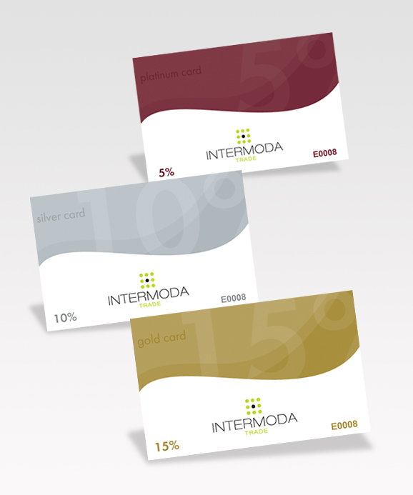 Дисконтная карта. Intermoda. Вариант 1