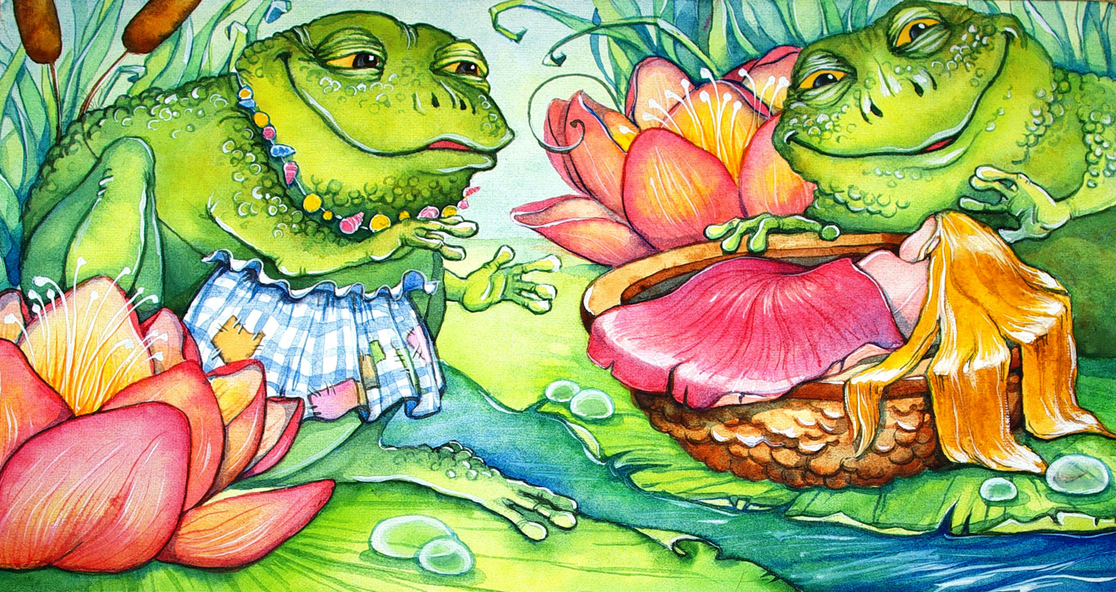 Иллюстрация к Дюймовочке