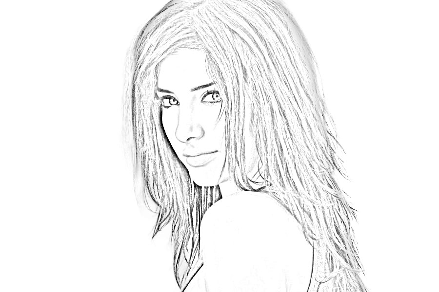 Имитация карандашного рисунка