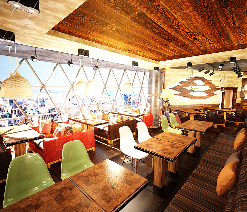 интерьер ресторана