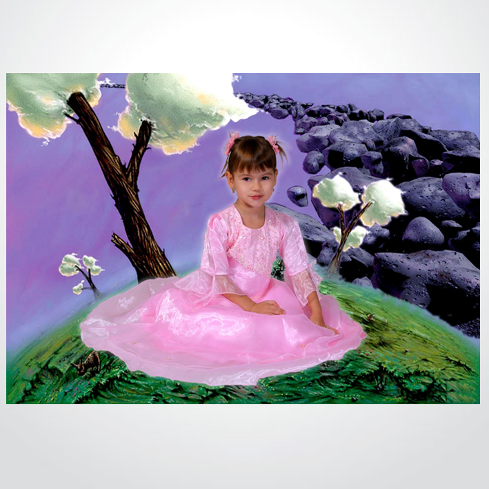 Обработка фото и создание коллажа для "Foto Kids", 2008 г.