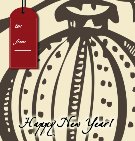 открытка новогодняя