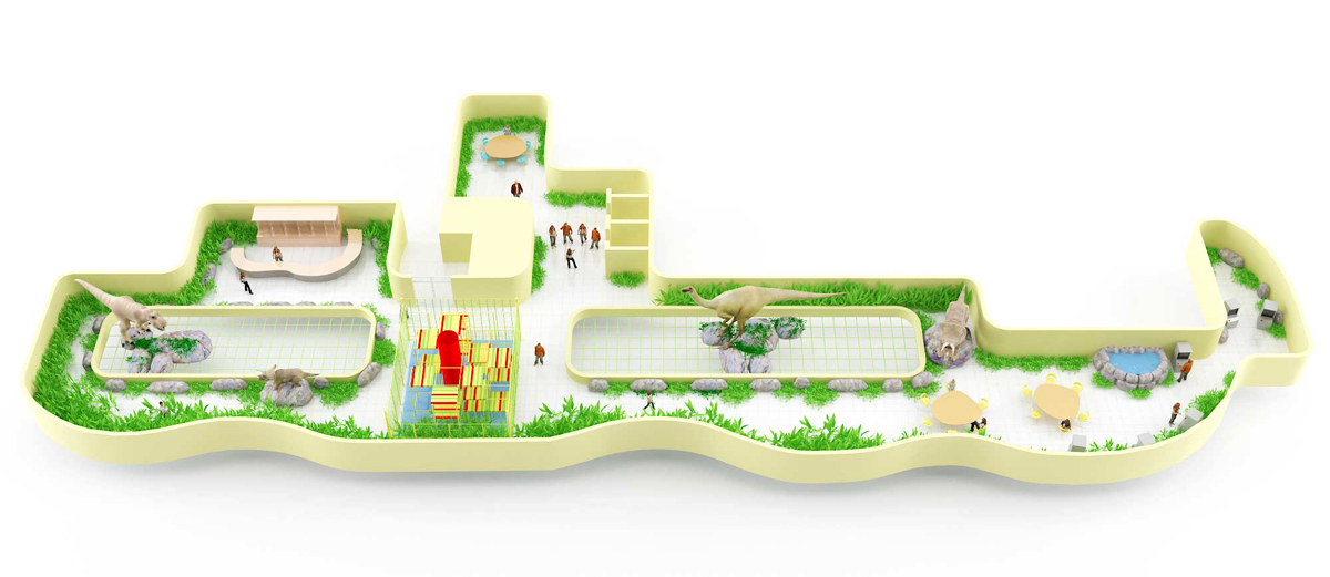 Карта Дино парка