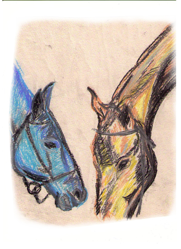 Коники желтый и синий