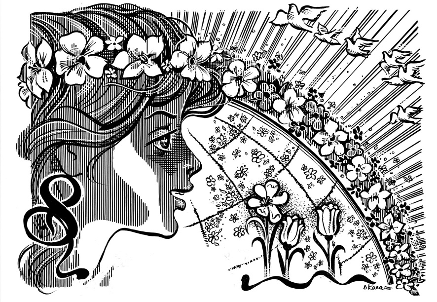 графика для газеты "Червоний гирнык"