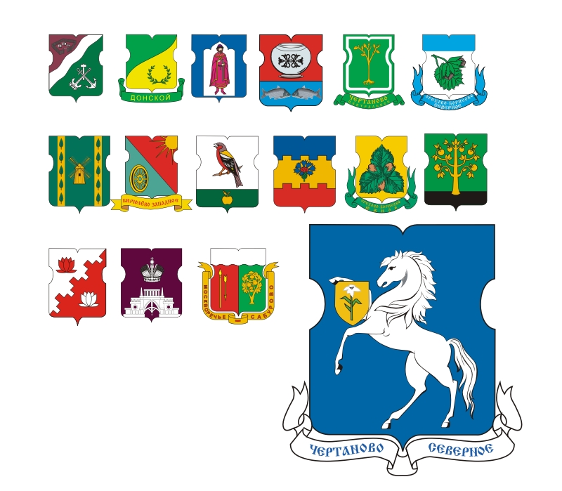 Гербы_отрисовка в CorelDraw