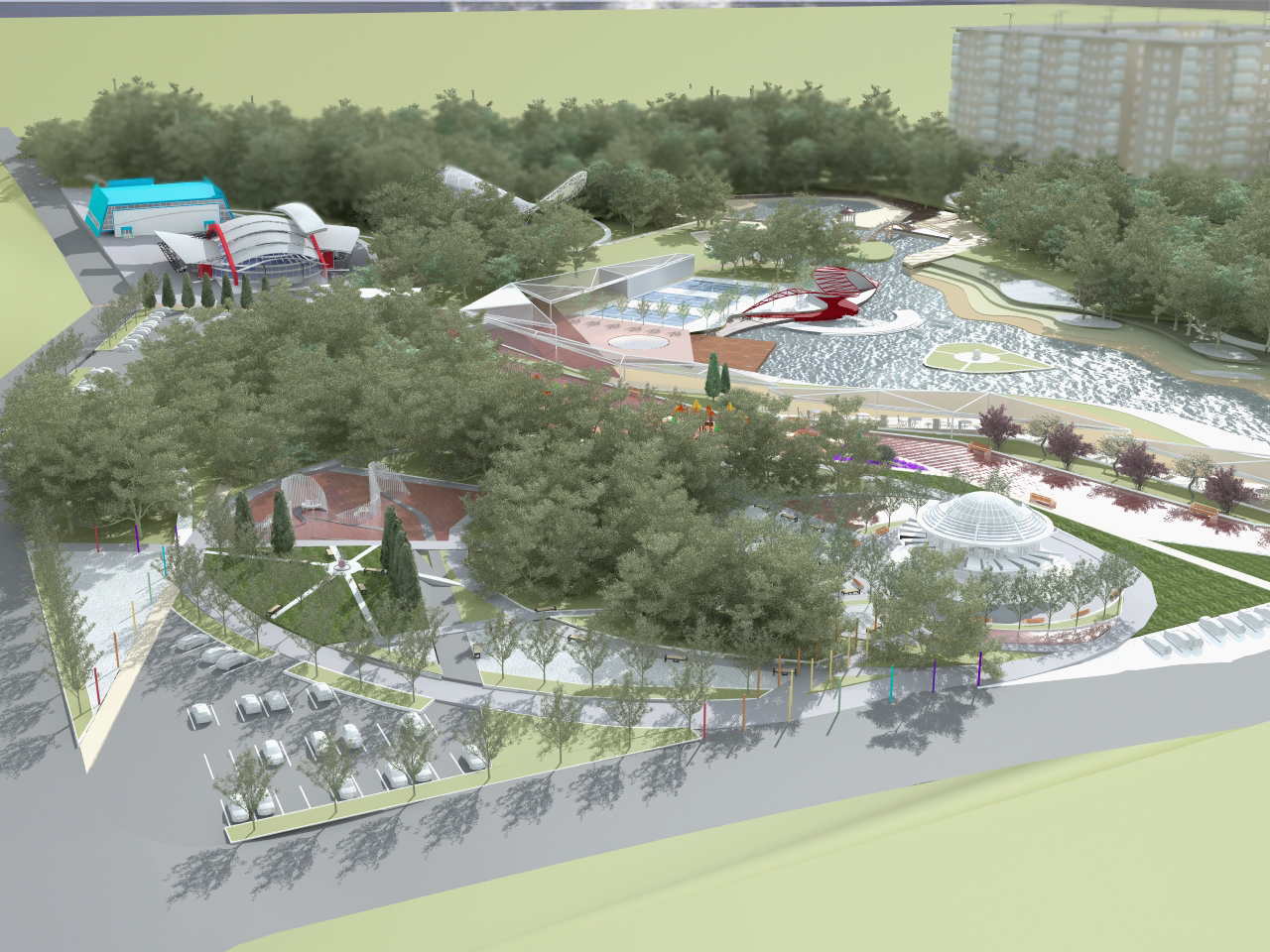 Зона отдыха "Лесная" в пос. Заречный