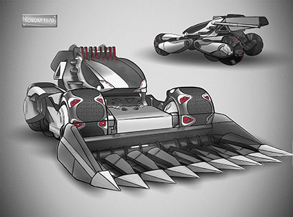 Футуристический комбайн для Ростсельмаш