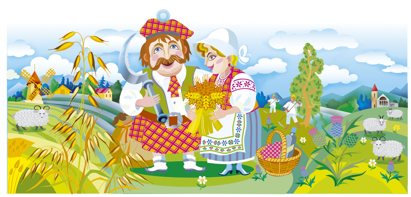 Рисунки для упаковки ЧП "Золоте зерно"