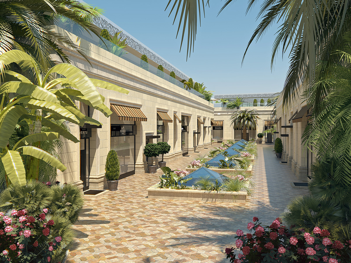 Визуализация торгового комплекса г. Сочи