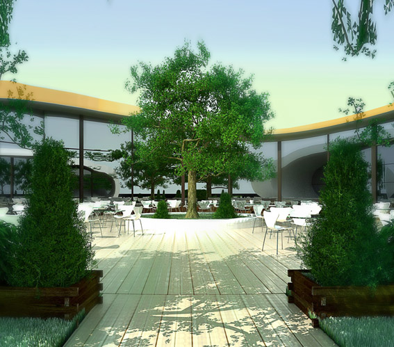 Дизайн-концепция сети ресторанов "Зелёный Сад"