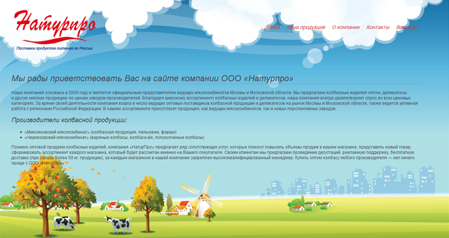 Дистрибьютор продуктов питания - NaturPro