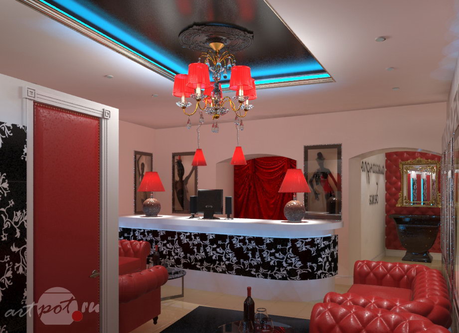 Интерьер салона красоты