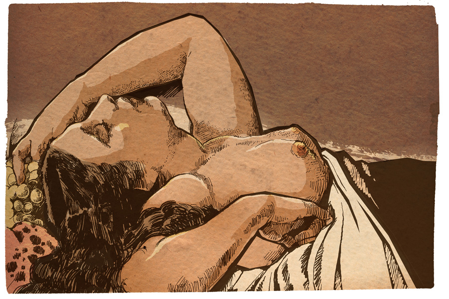 "Бессонница"-иллюстрация для Maxim/Detox