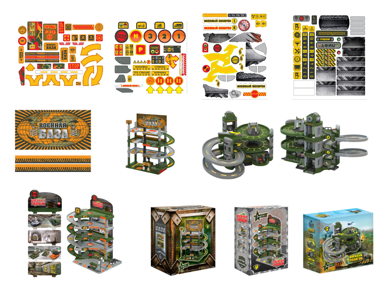 Наборы наклеек на игрушки