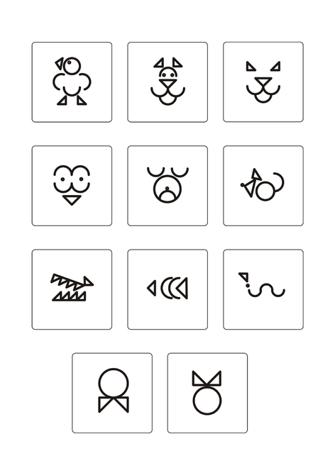 Пиктограммы для зоопарка.