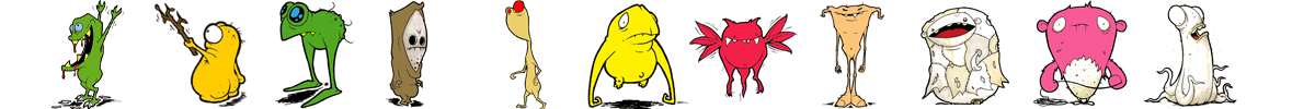 Иконки из серии "монстры"