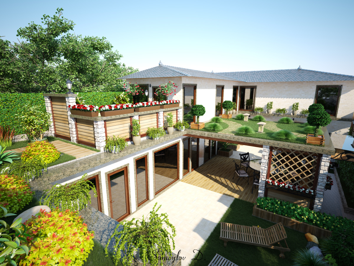 Экстерьер дома