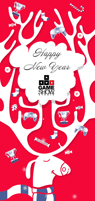 GIF открытка для компании "Game Show Studio"