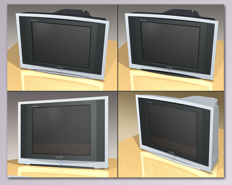 Телевизор с экраном 21", с сабвуфером (2006г.)