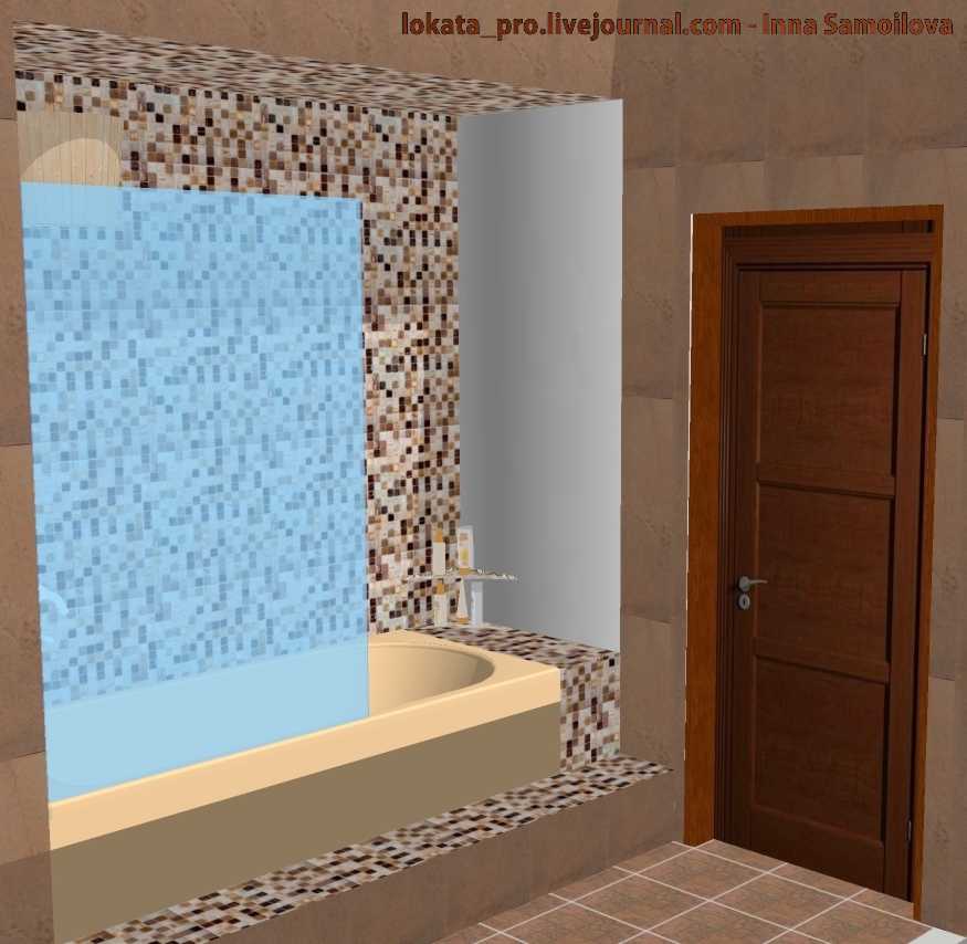 Ванная комната Первомайка (коттедж)