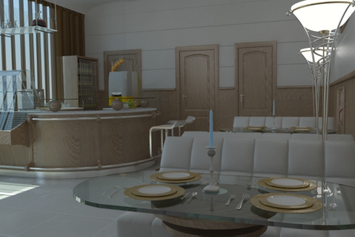 Барная стойка кофейни