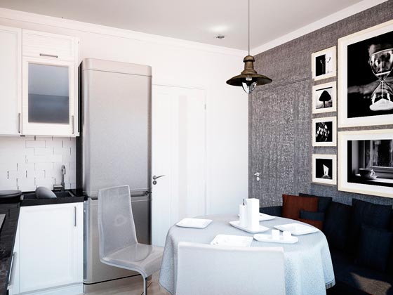 ЖК "Видное" 2 ком. Кухня-гостинная