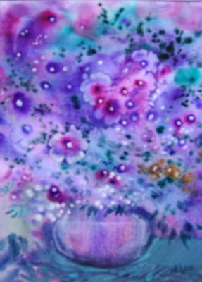 Букет "Звездное небо" бум.,акв.