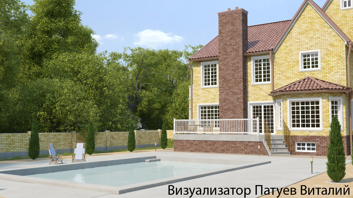 Дом с бассейном