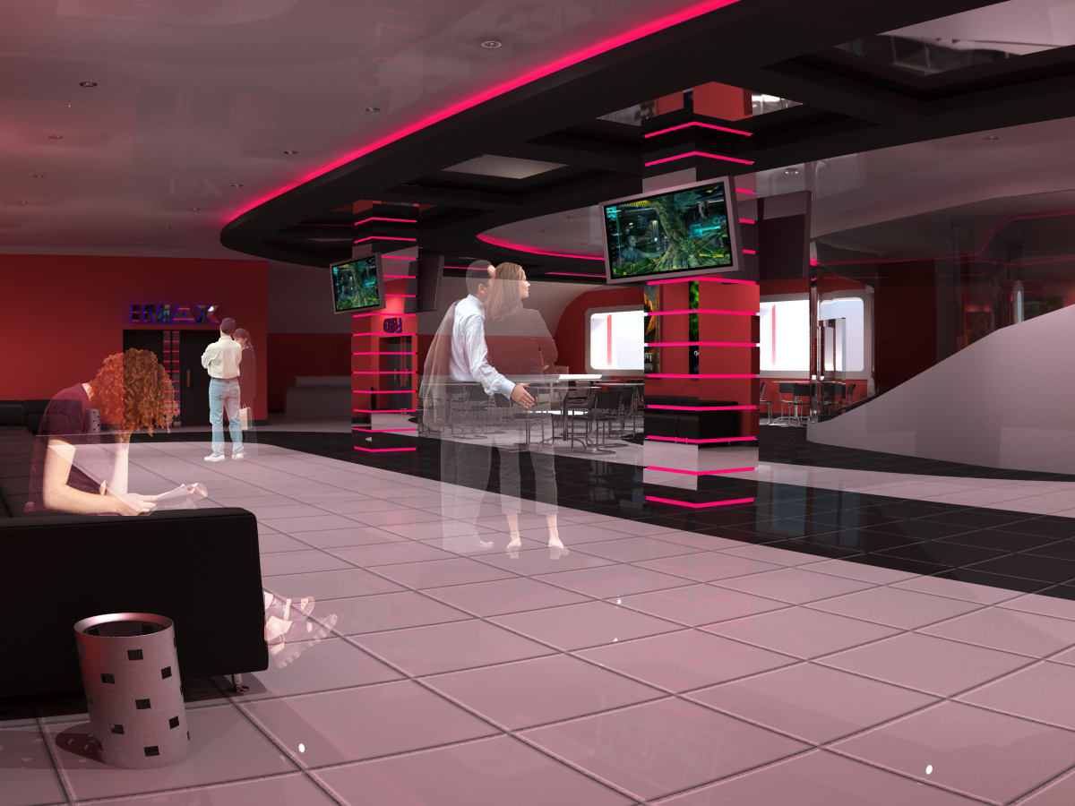 РАЗРАБОТКА ИНТЕРЬЕРОВ КИНОТЕАТРА «ТЕМП IMAX» В ГОРОДЕ ЕКАТЕРИНБУРГЕ