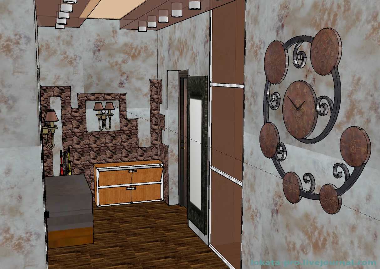 Двушка на Галащука. Коридор.