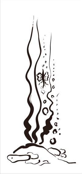 подводный мир1- техникаа тушь