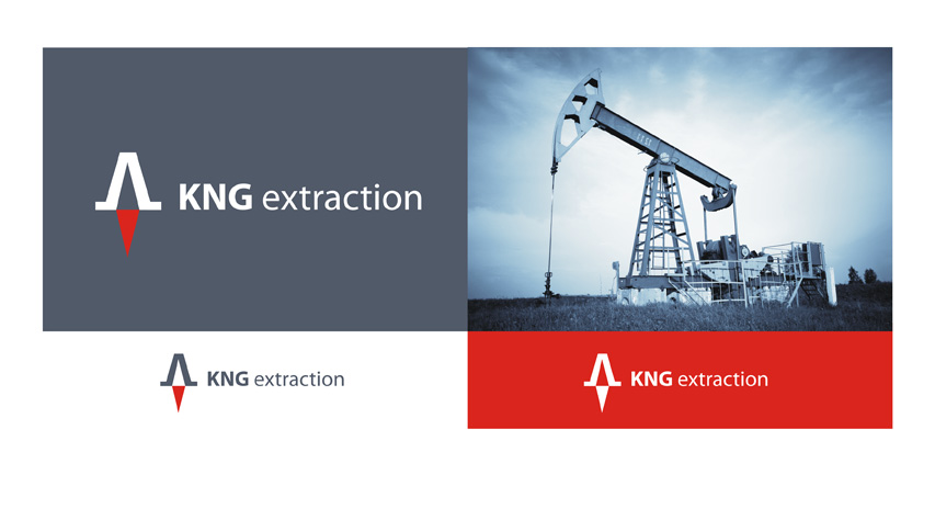 KNG EXTRACTION / Логотип для нефтедобывающей компании