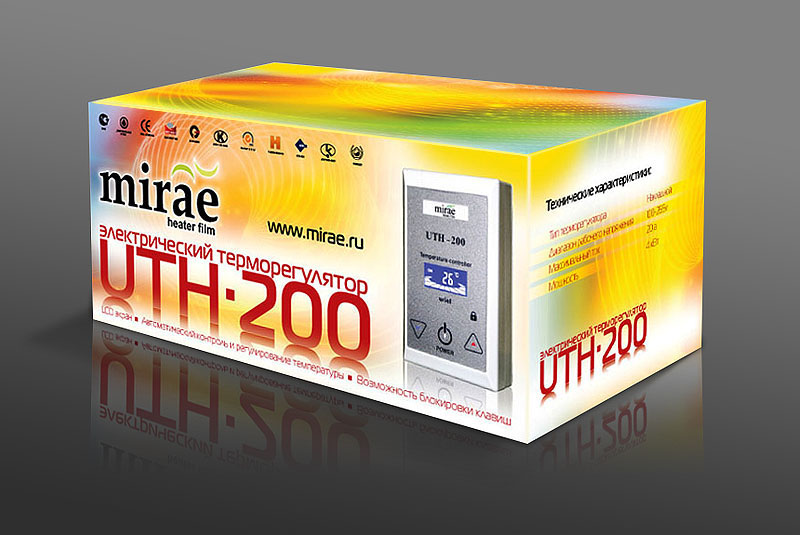 Упаковка для терморегулятора.