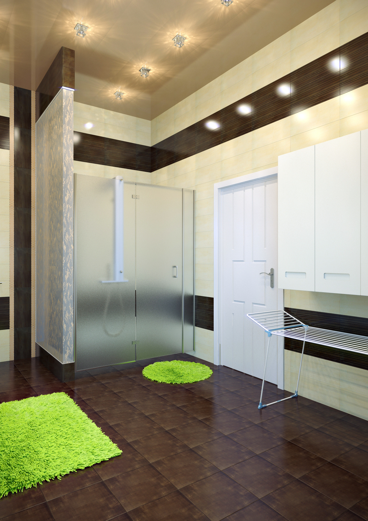 Коттедж первый этаж санузел