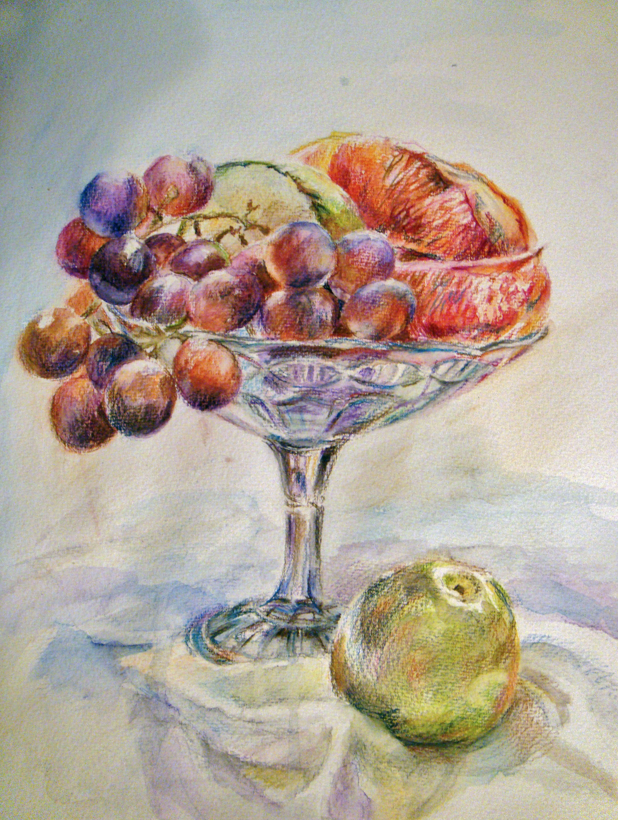 Натюрморт с грейпфрутом