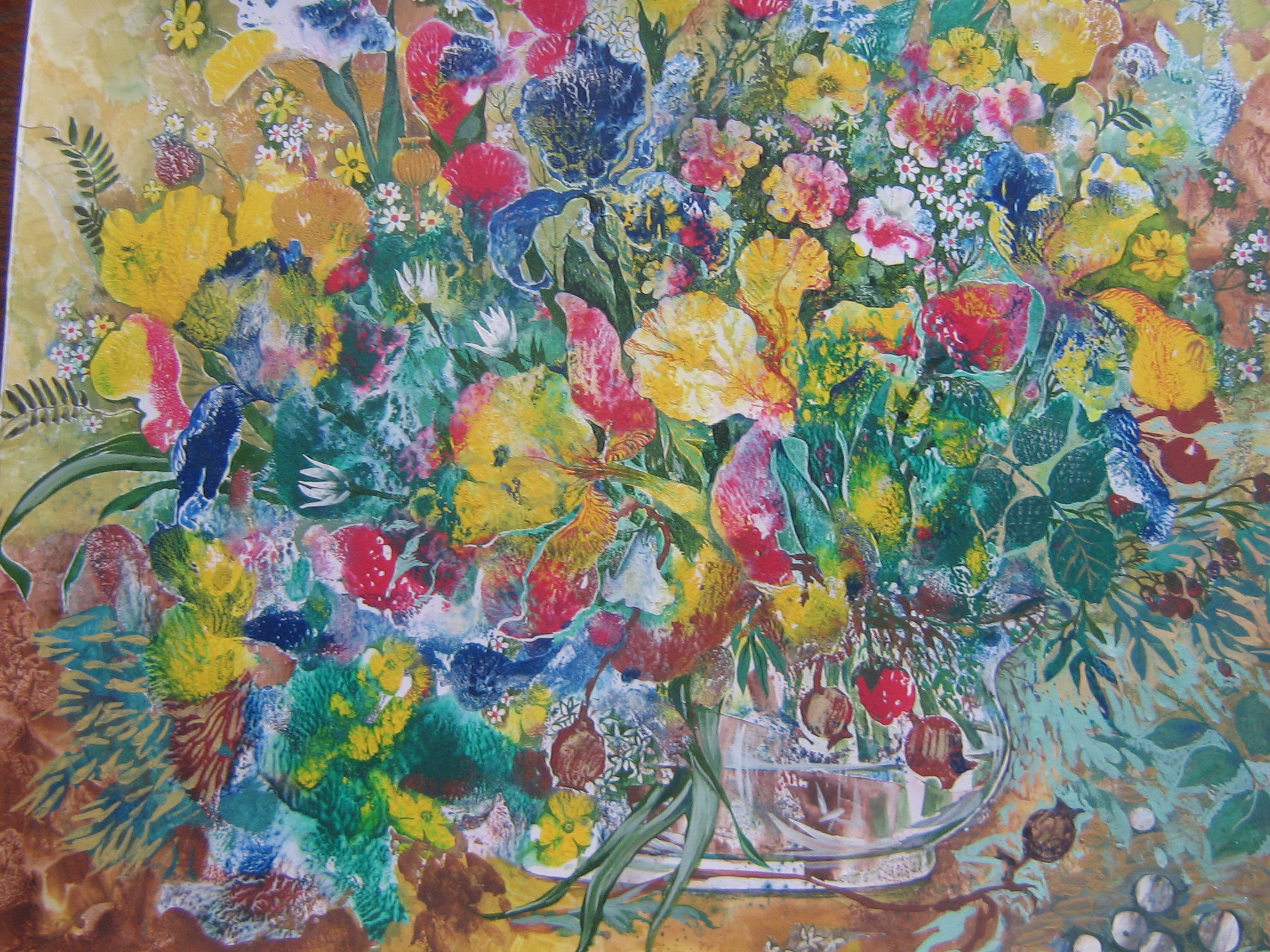 Букет с желтыми ирисами. 2007г.