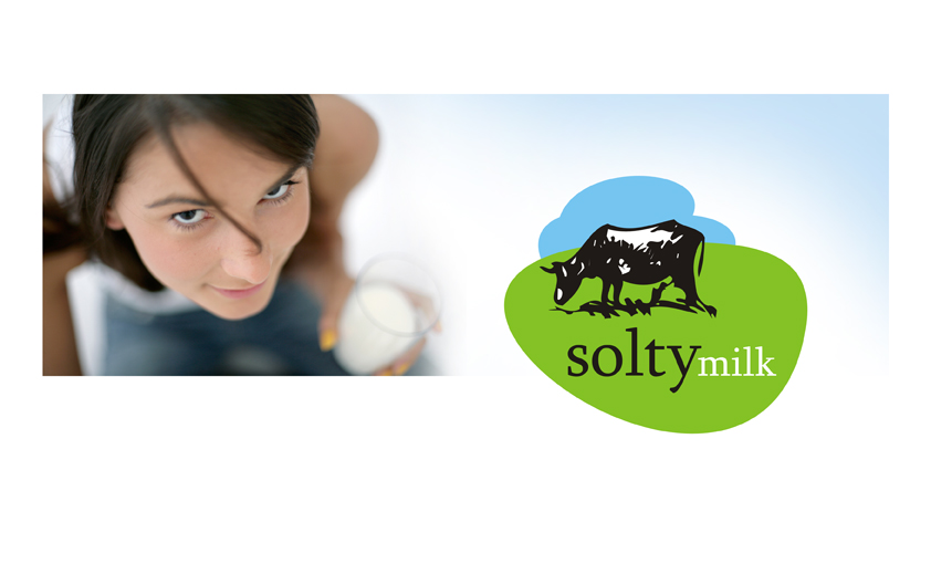 SOLTY MILK / Логотип для молочной компании