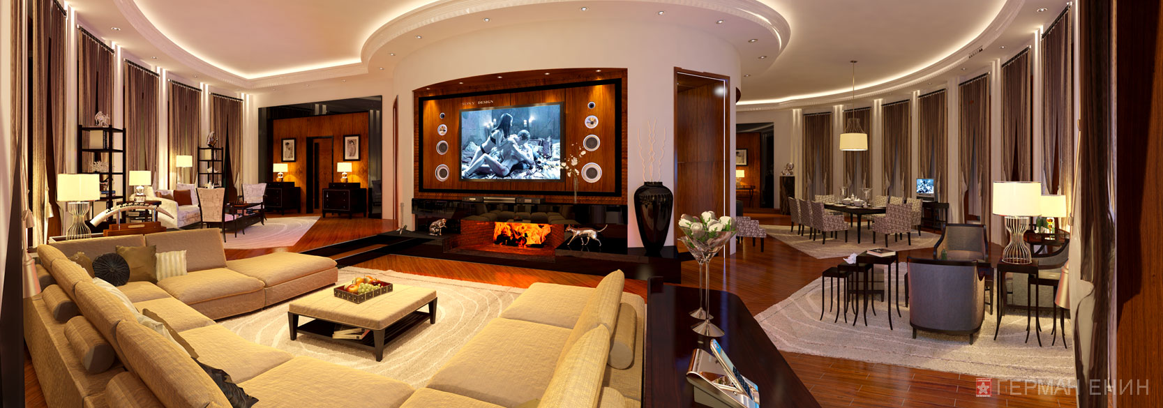 дизайн интерьера коттеджа фото