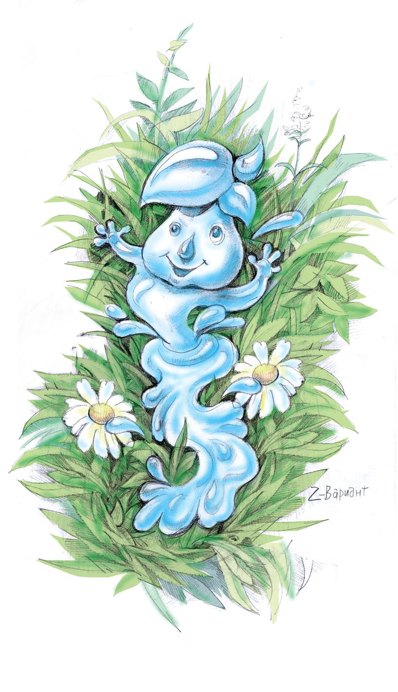 Рисунок  к сказке "Ручеек Жур-Жур"