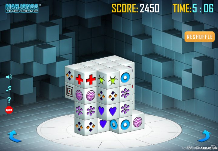 Mahjongg-dimensions game