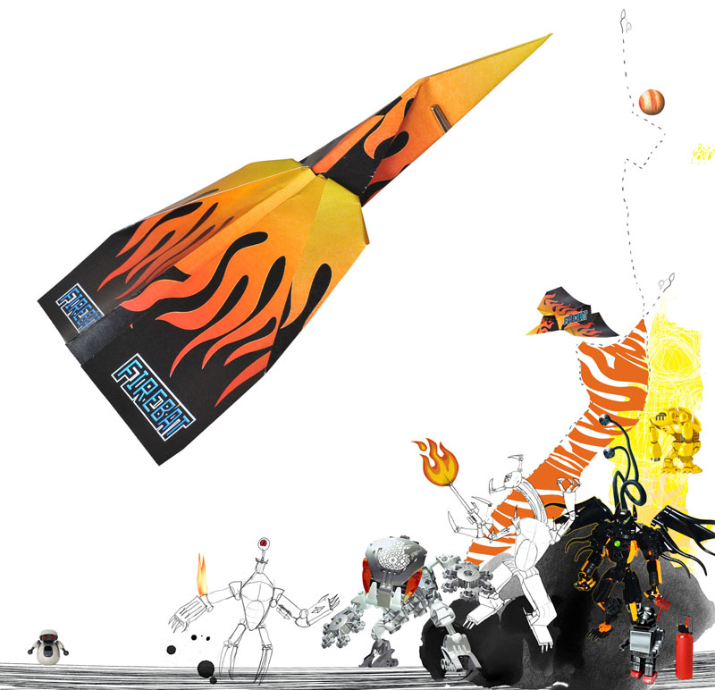 самолетик-робот