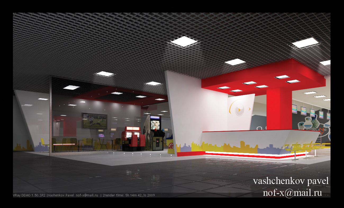 Дизайн развлекательного комплекса в г. Новосибирск