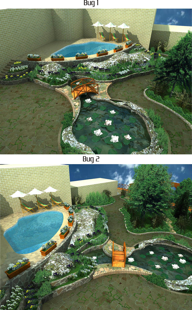 проектирование двора 2