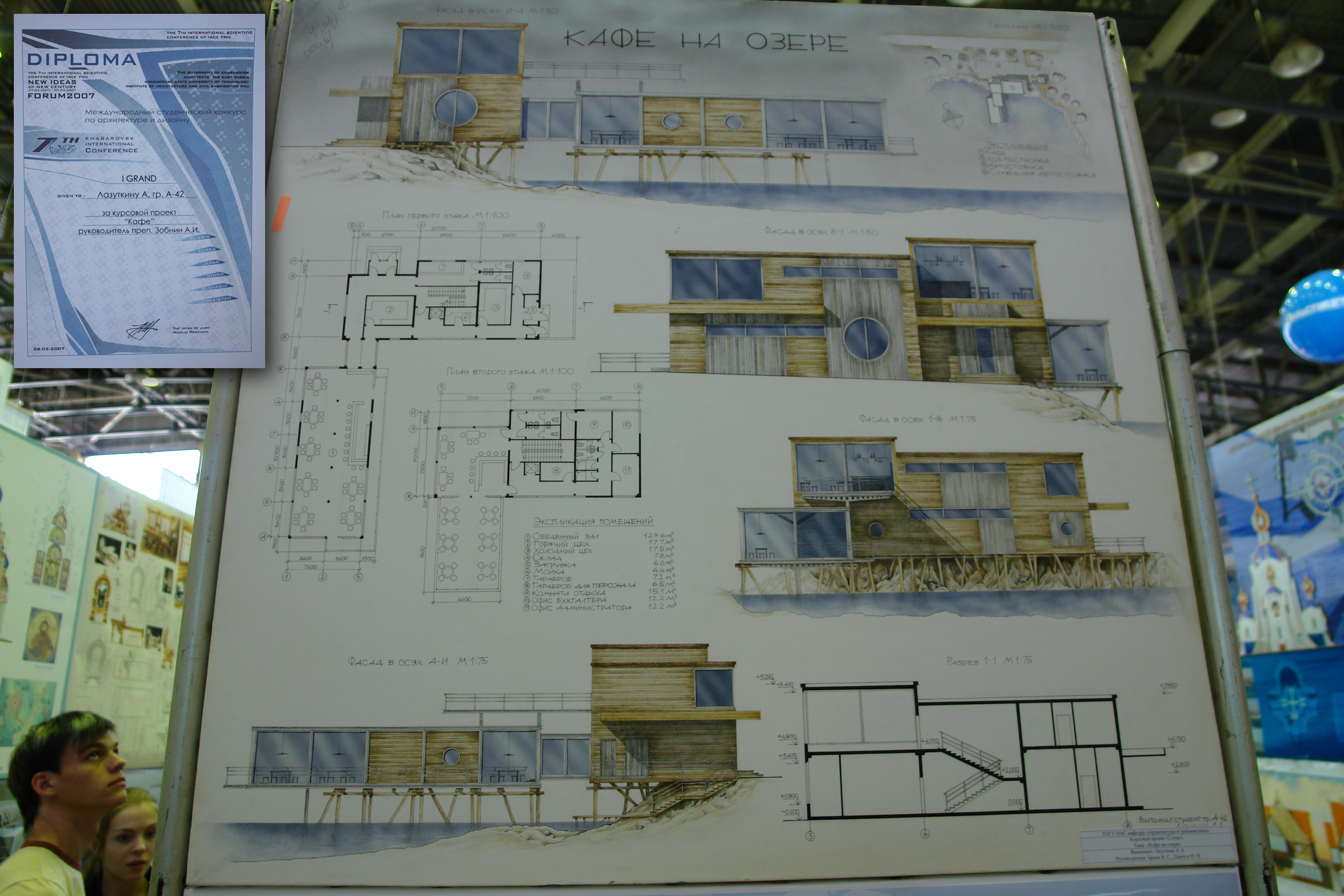 Арх. проект "Кафе" 2 курс
