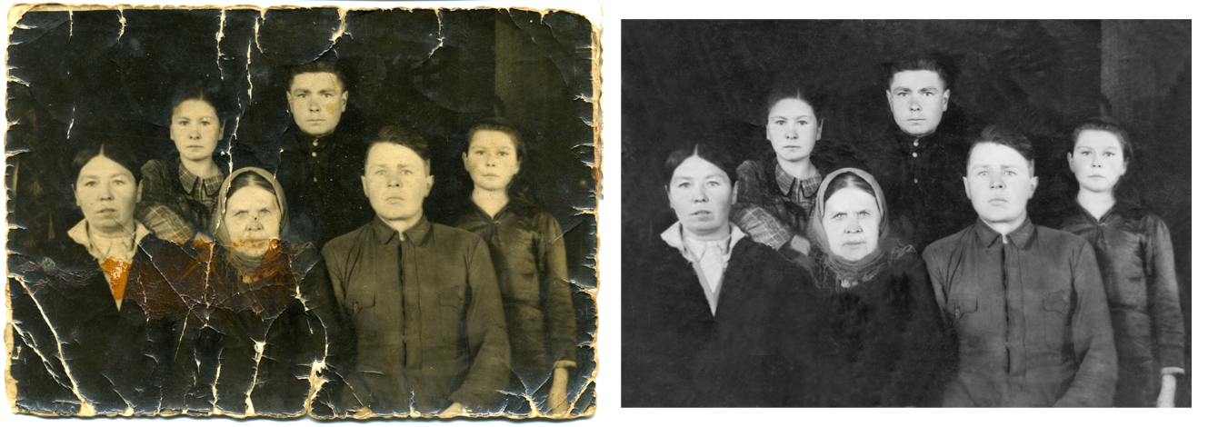 Восстановление старой фотографии