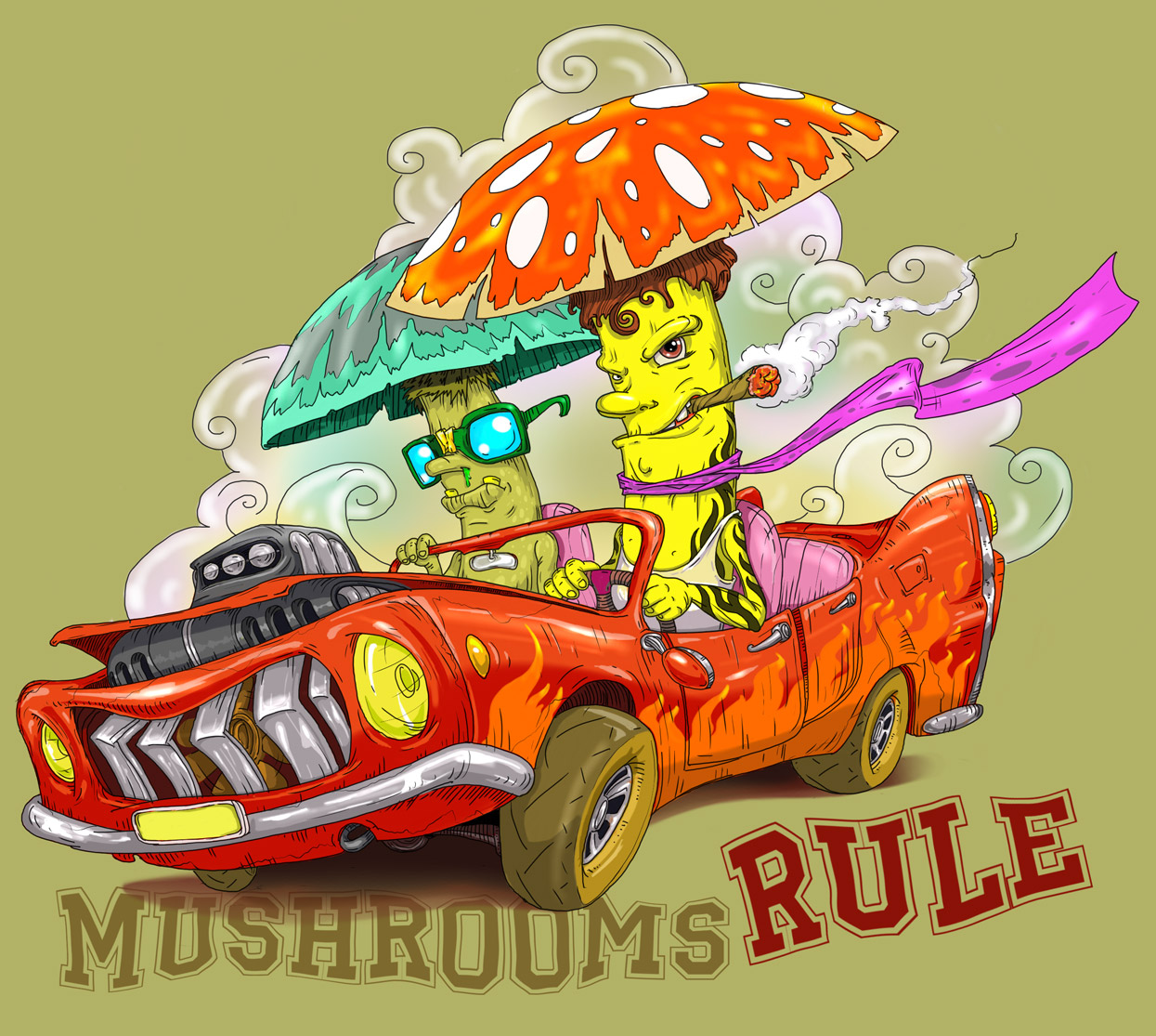 Иллюстрация на футболку