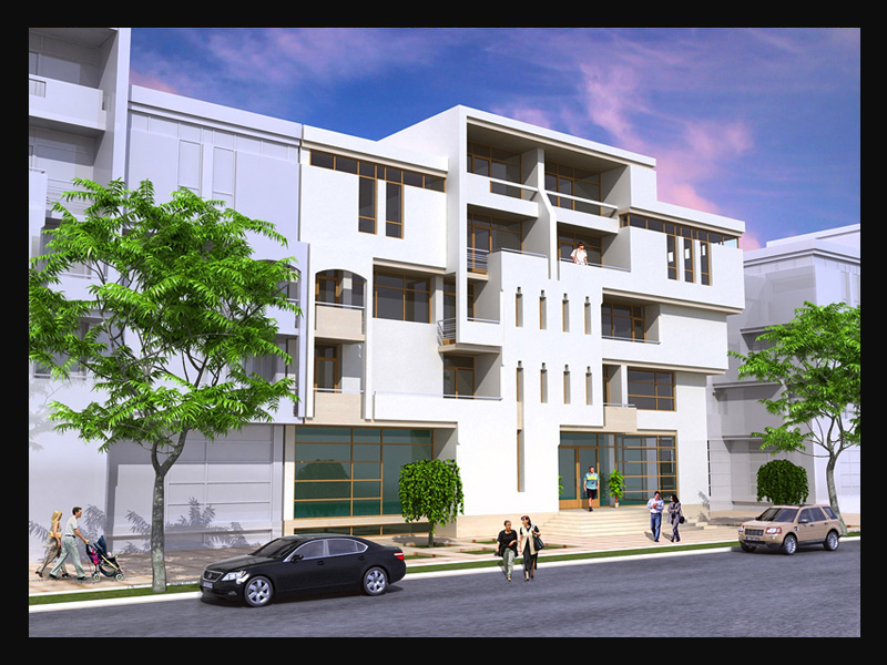 Жилой комплекс. Визуализация